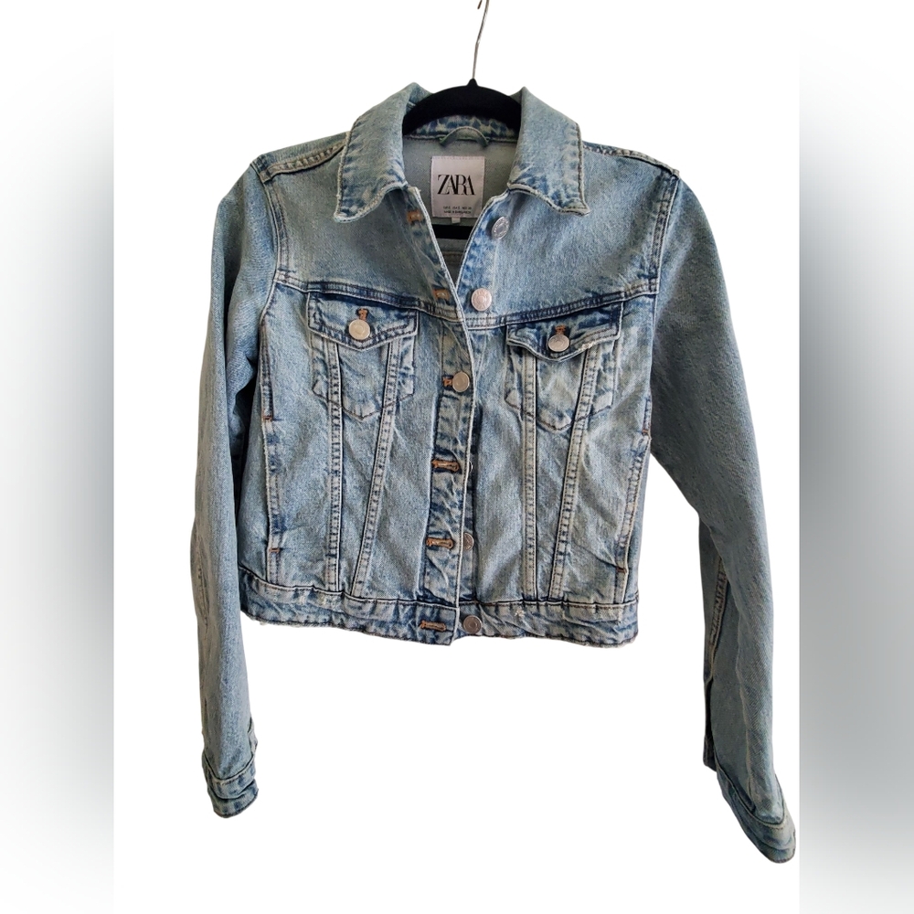 Zara Women's Classic Blue Jean Jacket